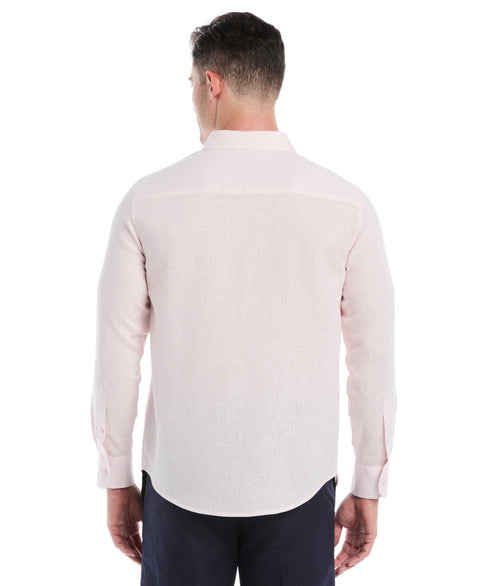 Linen Blend Travel Shirt (Carinaria) 