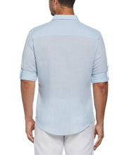 TravelSelect™ Linen-Blend Shirt (Cerulean) 