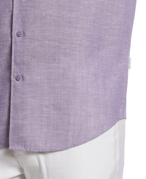 TravelSelect™ Linen-Blend Shirt (Mystical) 
