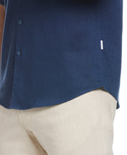 TravelSelect™ Linen-Blend Shirt (Insignia Blue) 