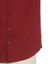 Travelselect™ Linen-Blend Rolled Sleeve Shirt (Cabernet) 