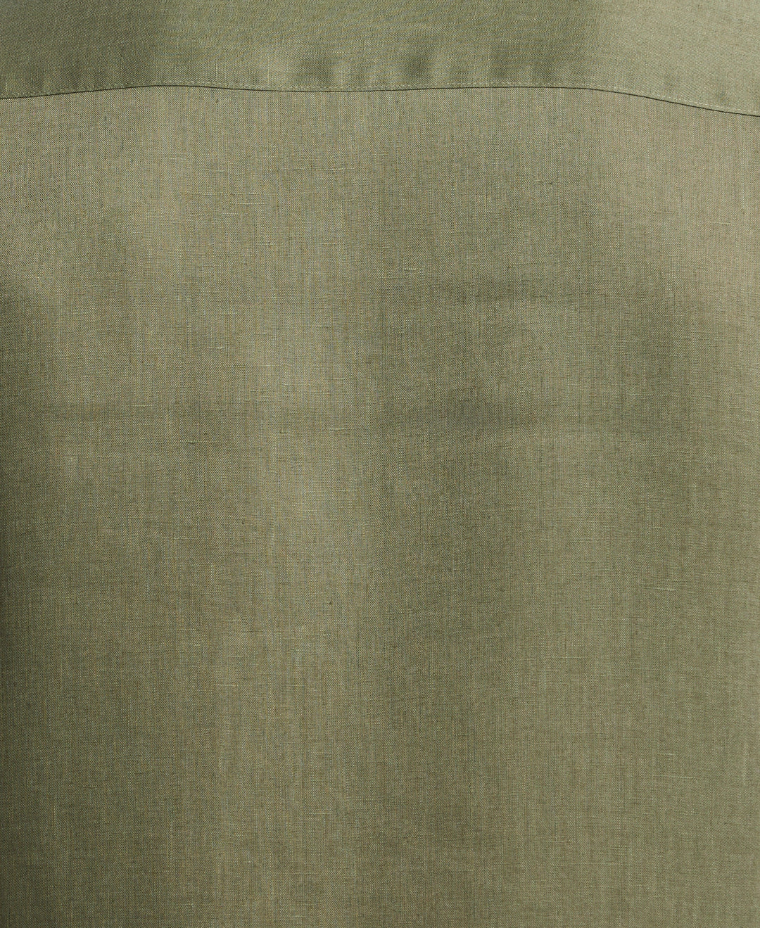 Linen Blend Wrinkle-Resistant Shirt (Olivine) 