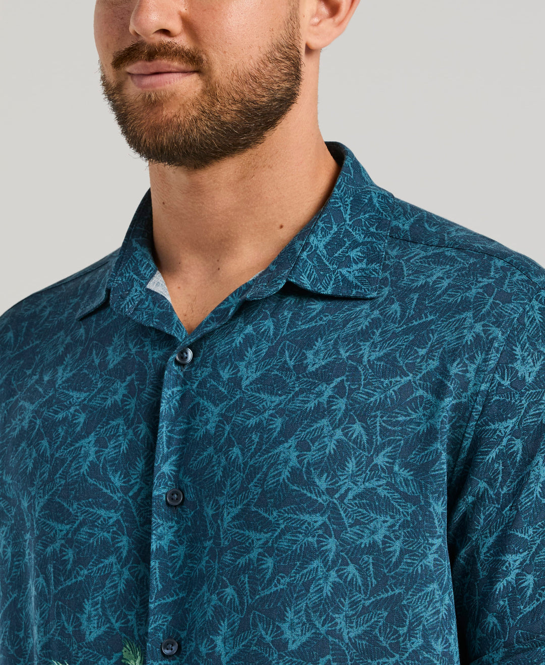 Tropical Horizon Print Shirt (Moonlit Ocean) 