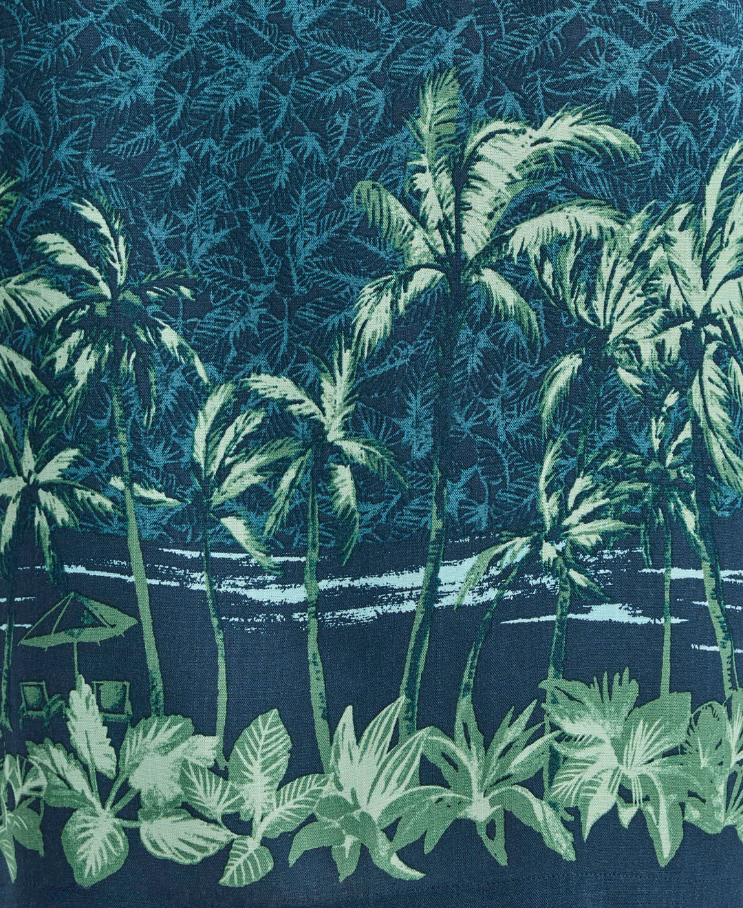 Tropical Horizon Print Shirt (Moonlit Ocean) 