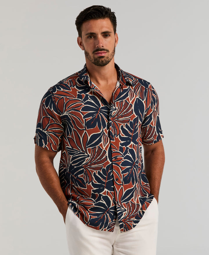 Tropical Print Shirt (Arabian Spice) 