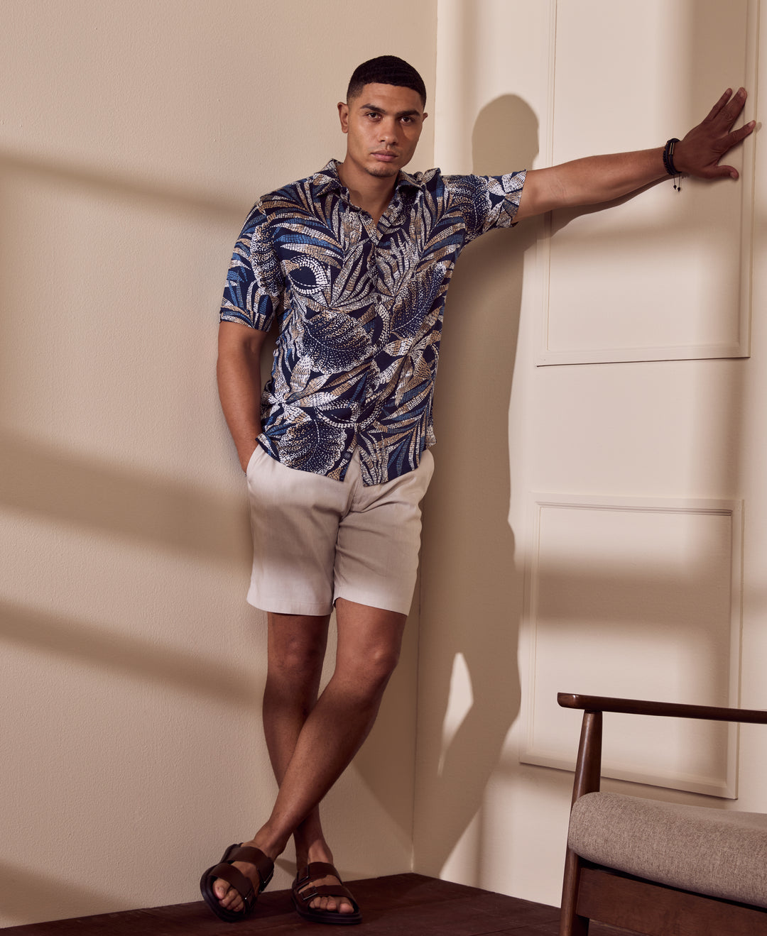 Tropical Print Shirt-Casual Shirts-Cubavera