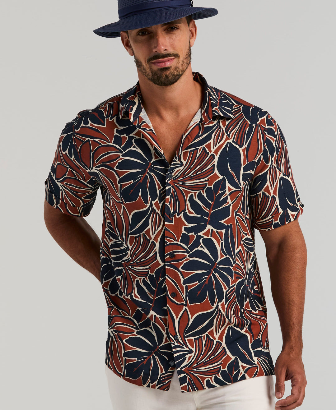 Tropical Print Shirt (Arabian Spice) 