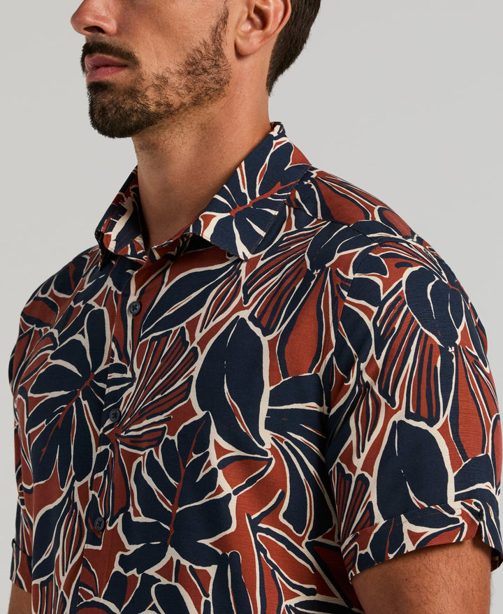 Tropical Print Shirt (Arabian Spice) 