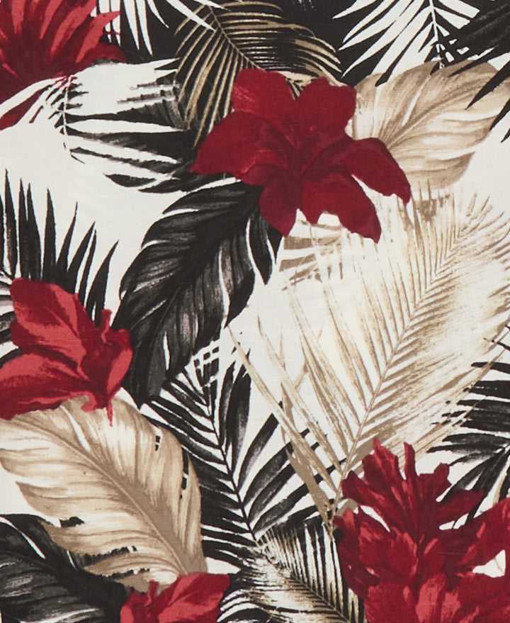 Tropical Print Shirt (Egret) 