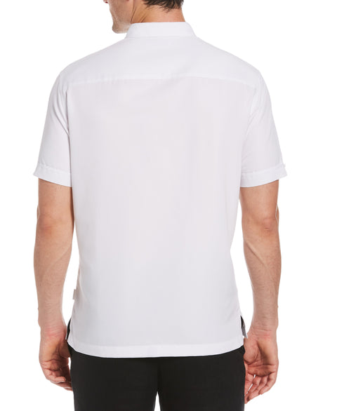 Two-Pocket Double Pintuck Shirt (Brilliant White) 