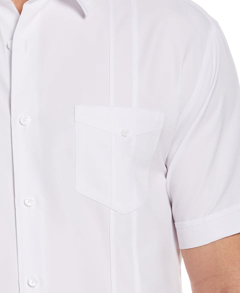 Two-Pocket Double Pintuck Shirt (Brilliant White) 