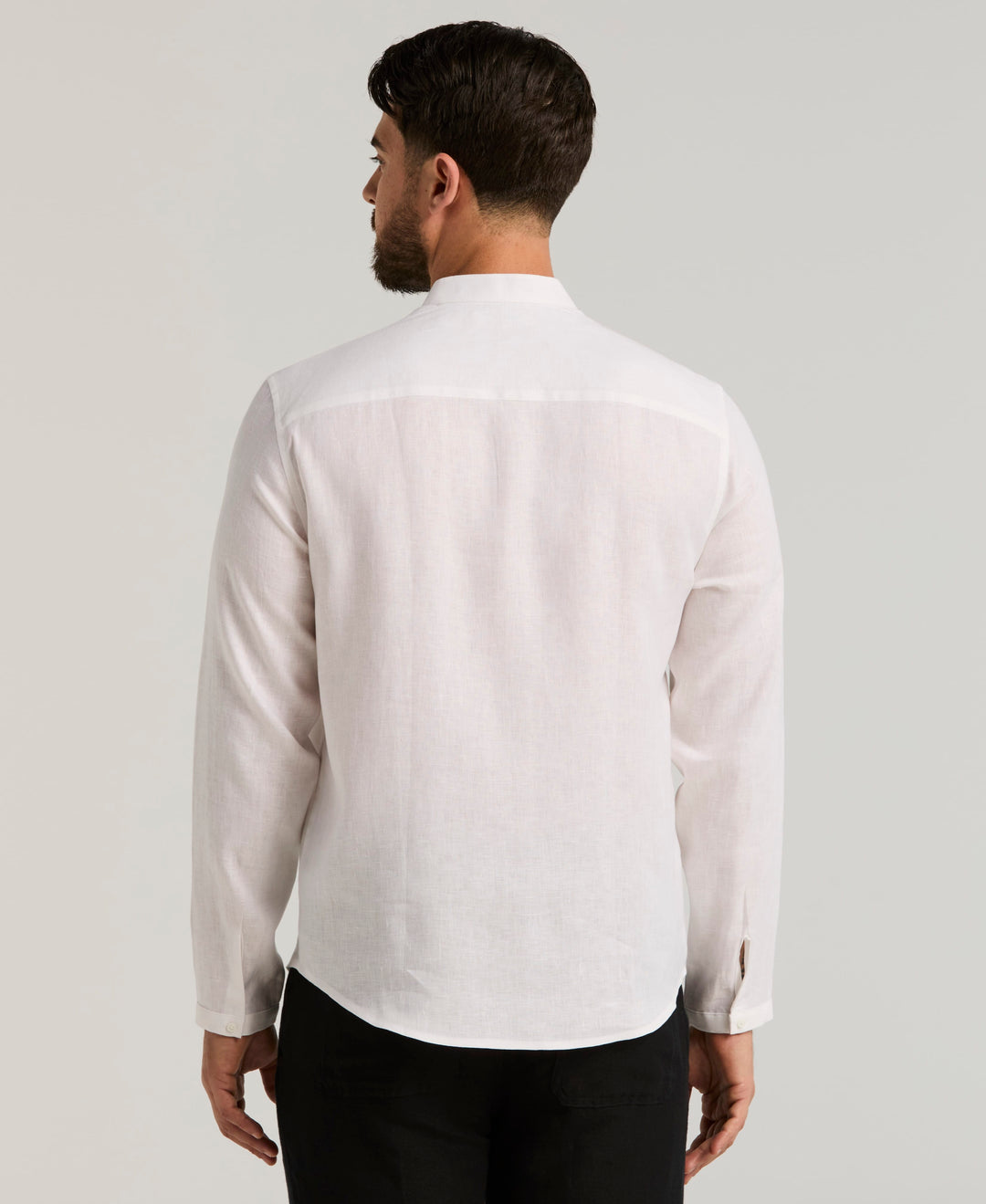 Two-Pocket Pintuck Popover Shirt (Brilliant White) 