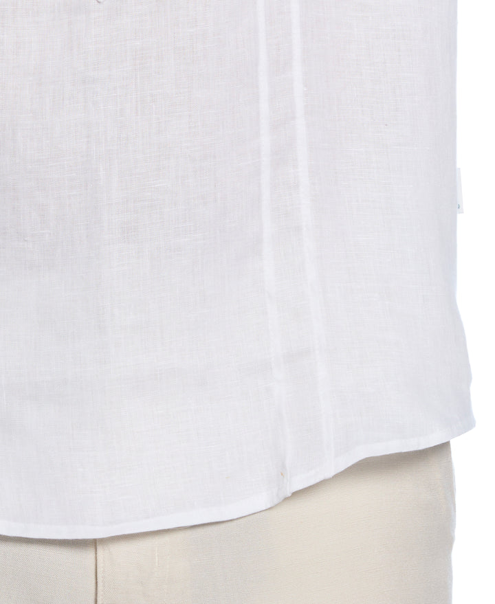 Two-Pocket Pintuck Popover Shirt (Brilliant White) 