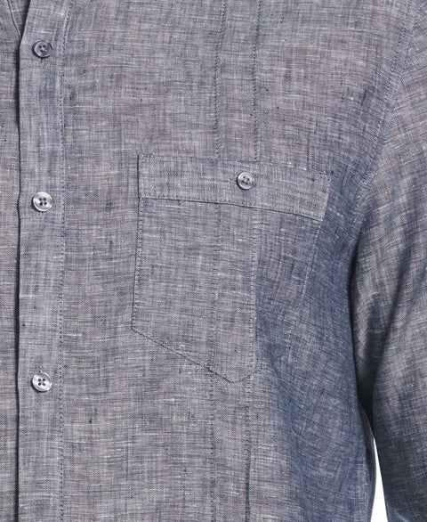 Two-Pocket Pintuck Popover Shirt (Dress Blues) 