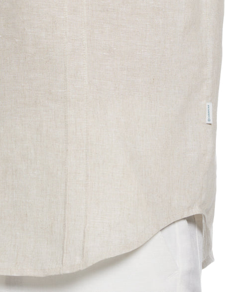 Two-Pocket Pintuck Popover Shirt (Natural Linen) 