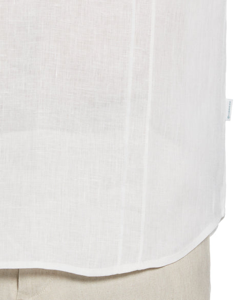Two-Pocket Pintuck Popover Shirt (Brilliant White) 