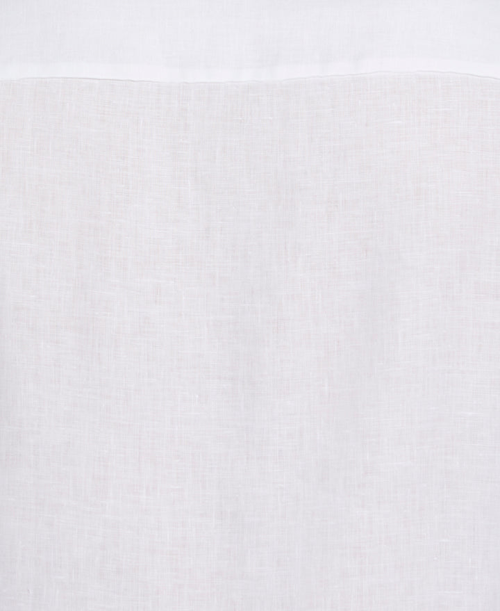 Two-Pocket Pintuck Popover Shirt (Brilliant White) 