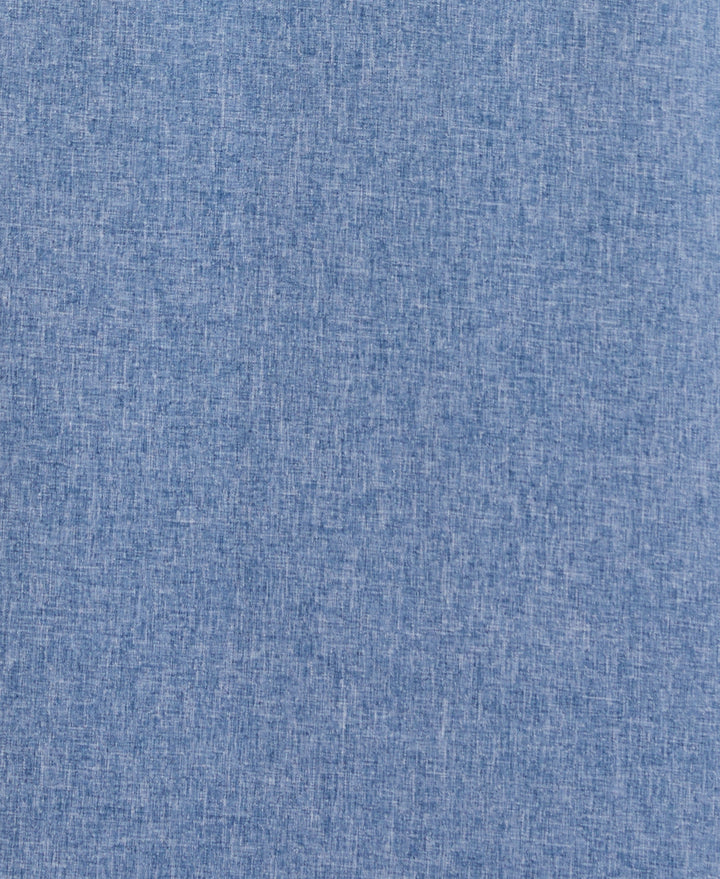 Two-Tone Cross Tuck Chambray Shirt (Estate Blue) 