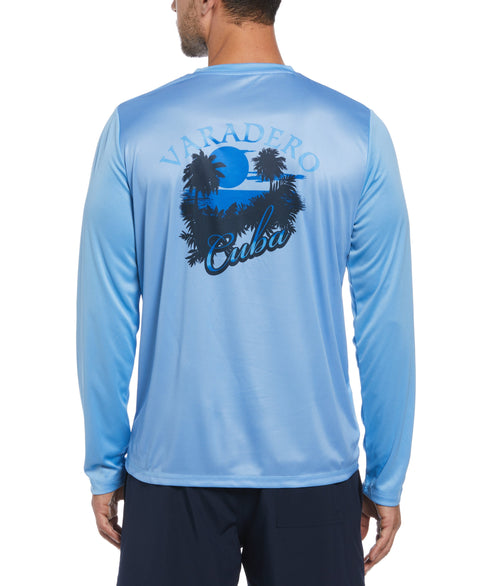 Varadero Cuba Print Sun Protection Shirt (Little Boy Blue) 