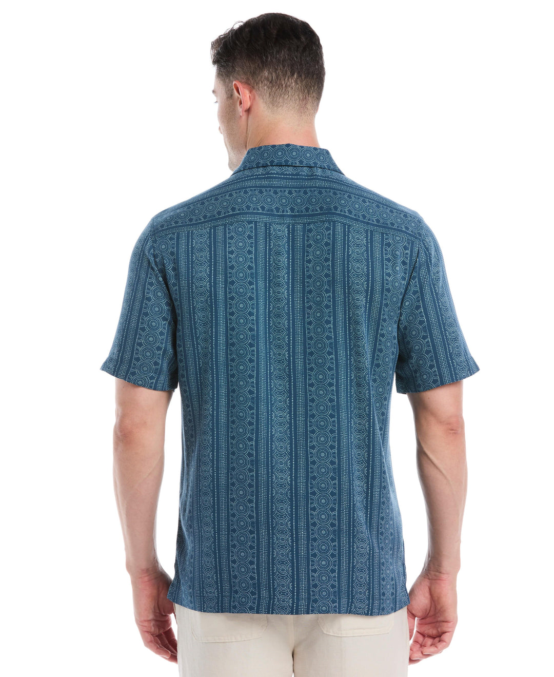Viscose Twill Print Shirt (Deep Dive) 