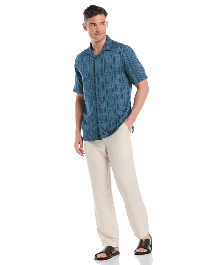 Viscose Twill Print Shirt (Deep Dive) 