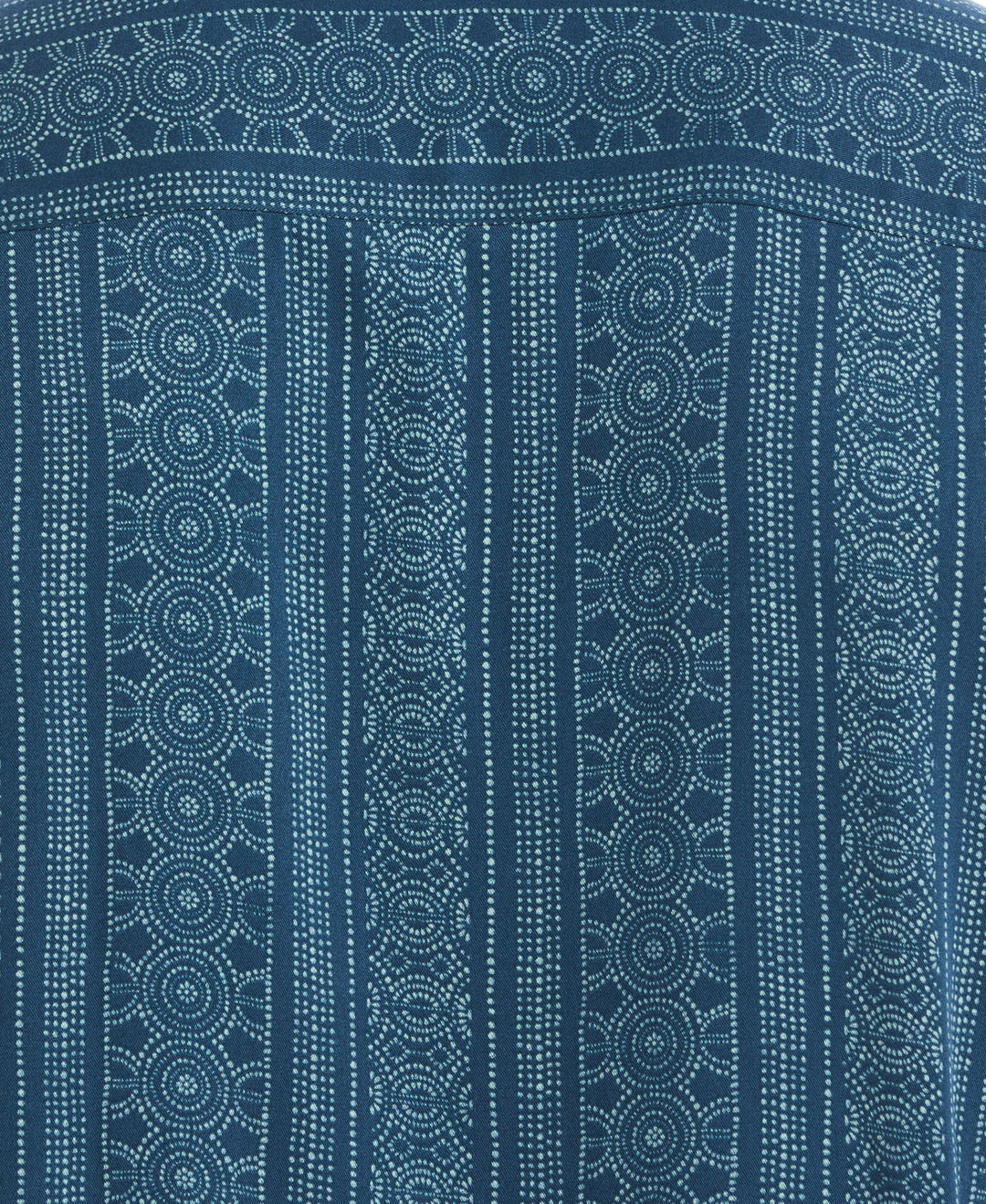 Viscose Twill Print Shirt (Deep Dive) 