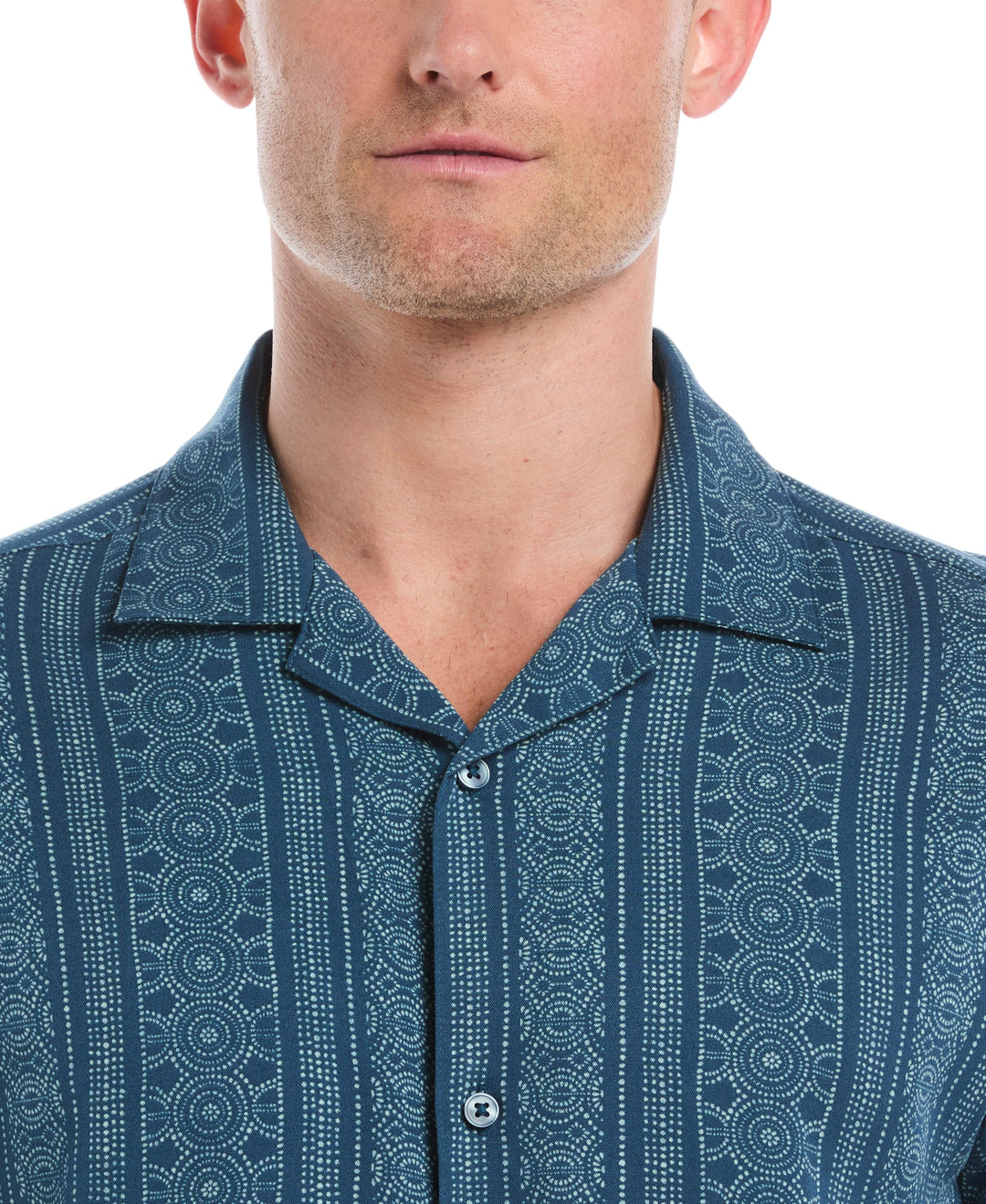 Viscose Twill Print Shirt (Deep Dive) 
