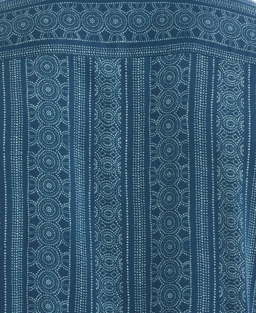 Viscose Twill Print Shirt (Deep Dive) 