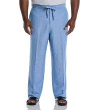 Big and Tall Linen Blend Core Drawstring Pant (Ashleigh Blue) 