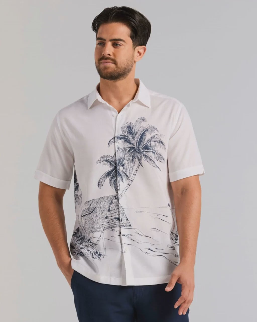 Remotion Video: Island Scenic Lookbook — Front Back Side