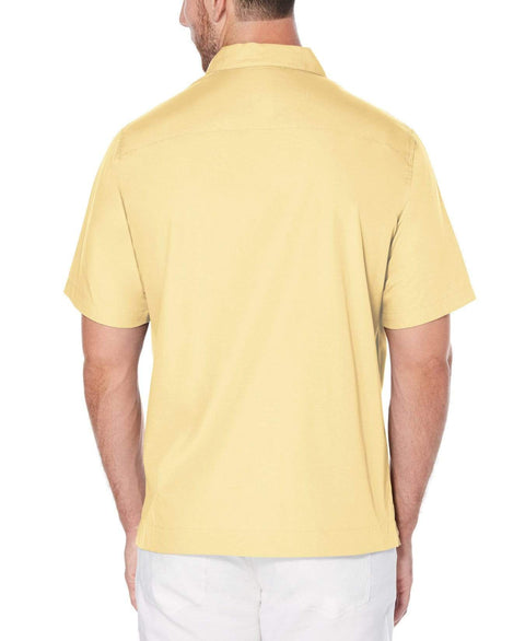 Camp Collar Embroidered Guayabera