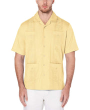 Camp Collar Embroidered Guayabera Sunlight / L