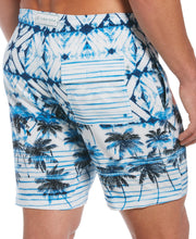 Beach Sunset Print Swim Short-Shorts-Cubavera