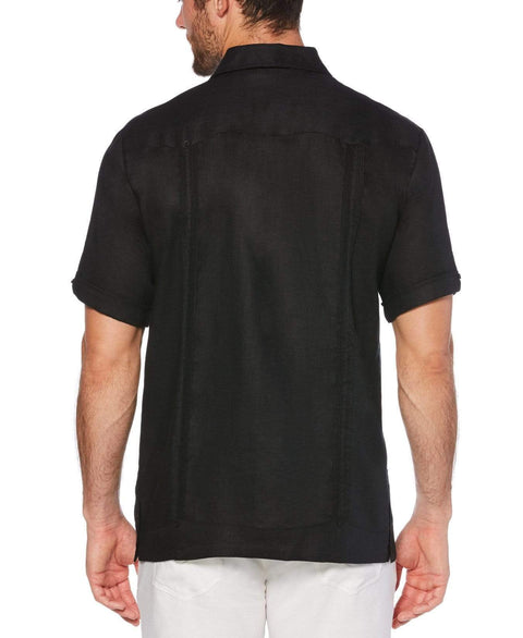 Big & Tall 100% Linen Short Sleeve 4 Pocket Guayabera