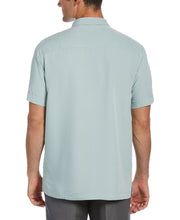 Big & Tall Embroidered Double Tuck Shirt (Gray Mist) 