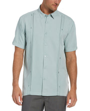 Big & Tall Embroidered Double Tuck Shirt (Gray Mist) 