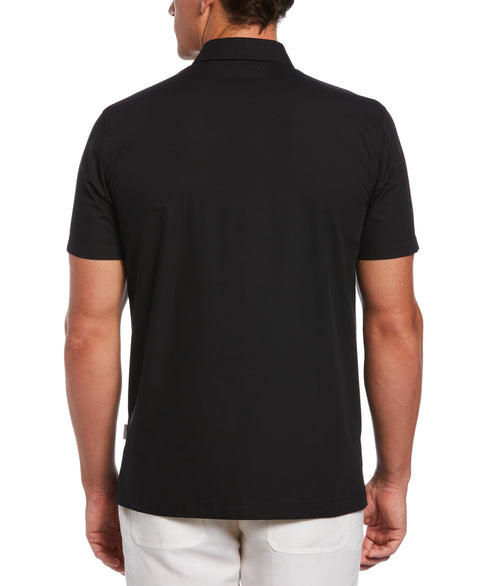 Four Pocket Guayabera Shirt (Jet Black) 