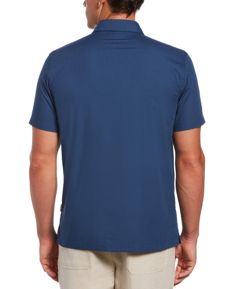 Four Pocket Guayabera Shirt (Ensign Blue) 