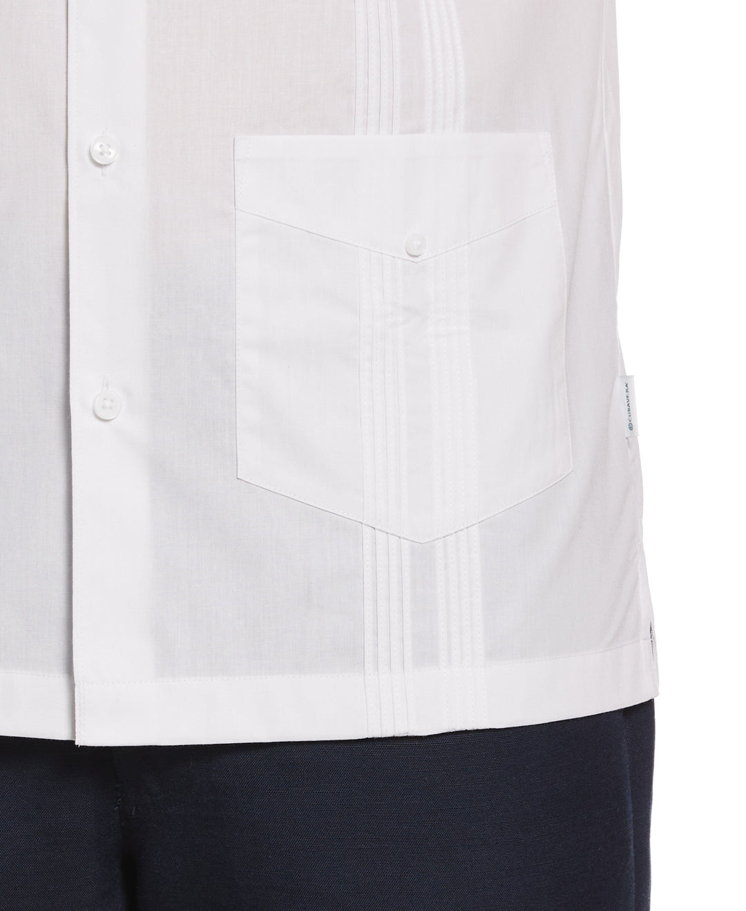 Four Pocket Guayabera Shirt (Brilliant White) 