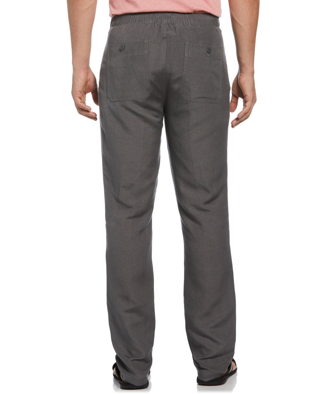 Big & Tall Linen Blend Core Drawstring Pant-Pants-Cubavera