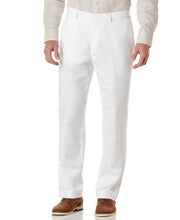 Big & Tall Linen Blend Flat Front Pant-Pants-Bright White-44-28-Cubavera