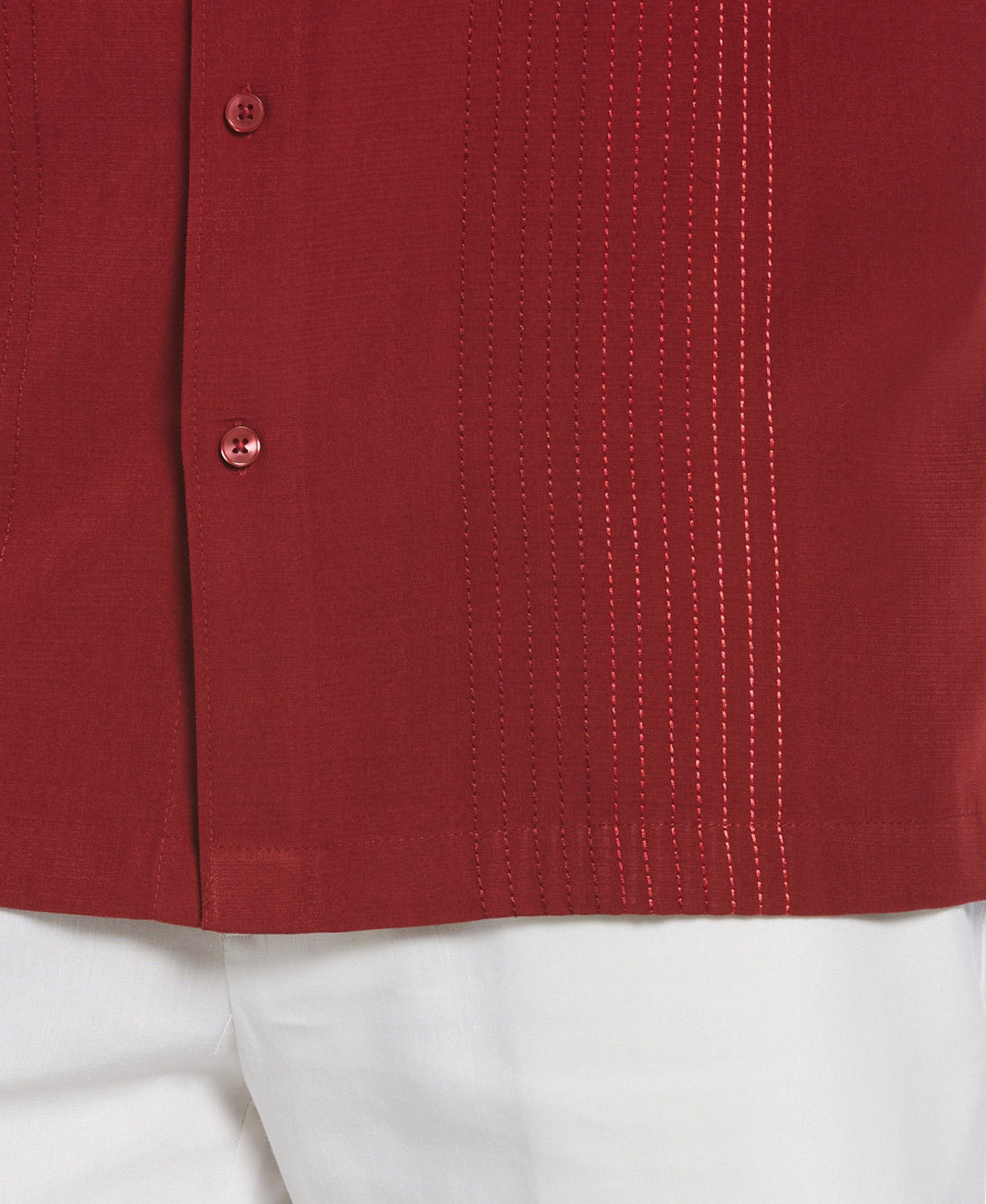 Ombre Embroidered Stripe Shirt-Casual Shirts-Cubavera