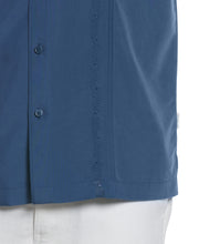 Big & Tall Pintuck Geo Embroidery Shirt-Casual Shirts-Cubavera