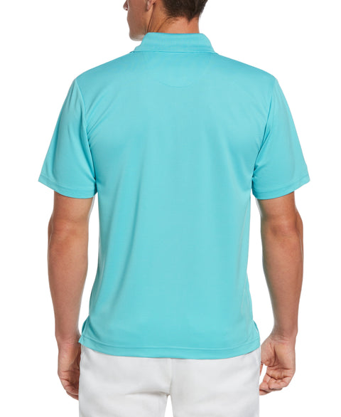 Big & Tall Solid Ottoman Essential Polo (Blue Curacao) 