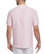Big & Tall Yarn Dye Textured Stripe Shirt-Casual Shirts-Cubavera