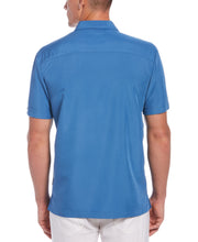 Tri-Color Camp Collar Retro Panel Shirt-Casual Shirts-Cubavera