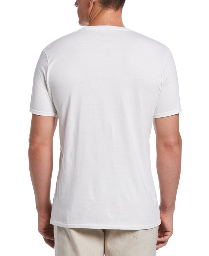 Car Palms Print Tee (White) 
