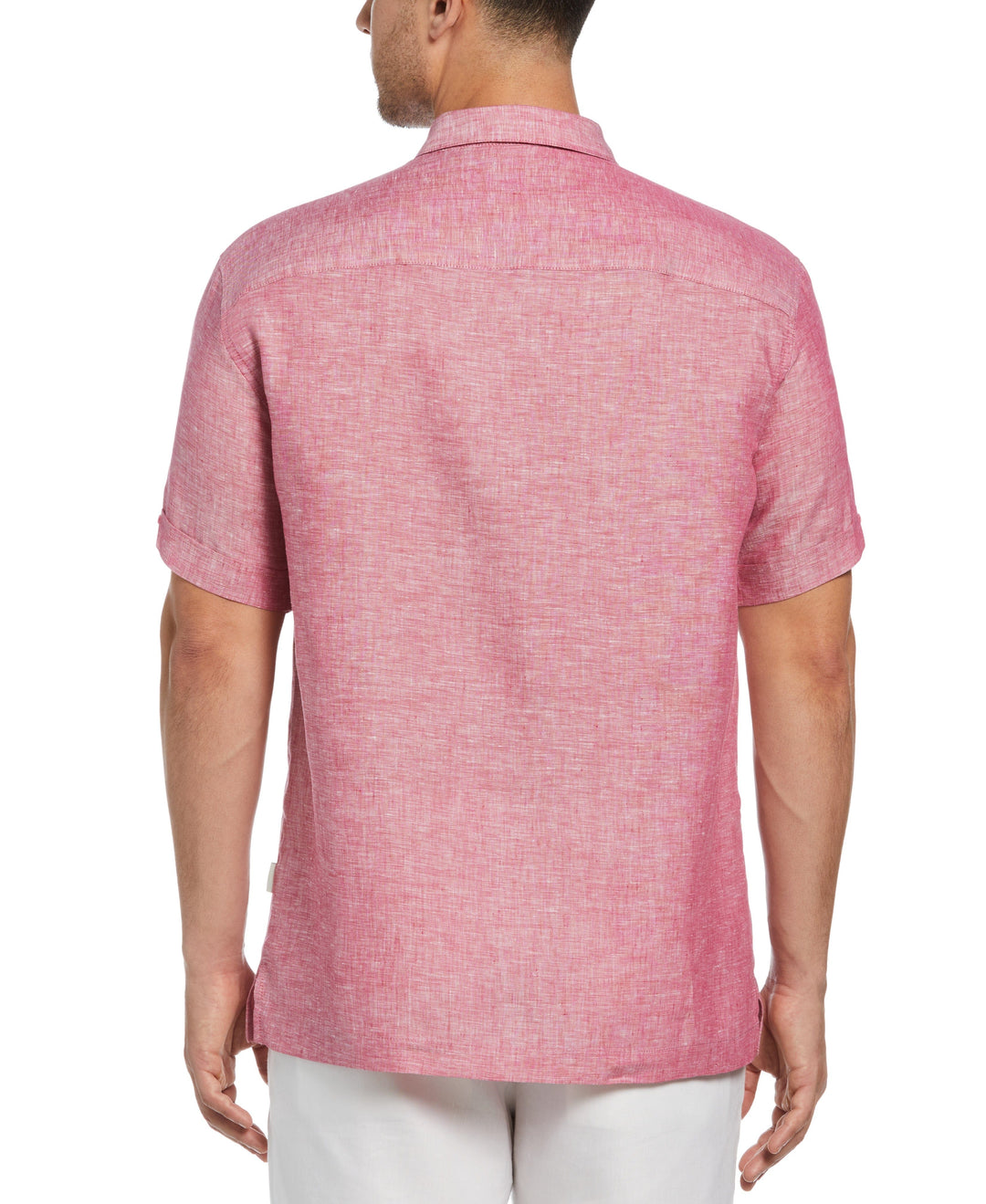 Linen Cross Dye Shirt (Sangria) 
