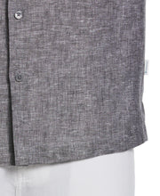Linen Cross Dye Shirt (Meteorite) 