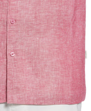 Linen Cross Dye Shirt (Sangria) 